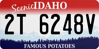 ID license plate 2T6248V