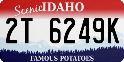 ID license plate 2T6249K