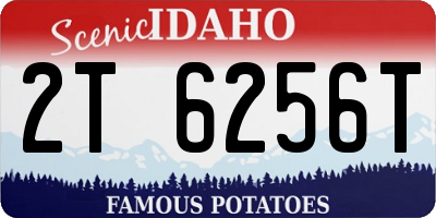 ID license plate 2T6256T