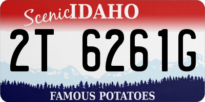 ID license plate 2T6261G