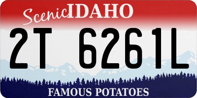 ID license plate 2T6261L