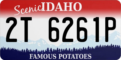 ID license plate 2T6261P