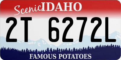 ID license plate 2T6272L