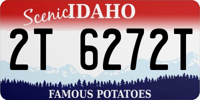 ID license plate 2T6272T