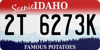 ID license plate 2T6273K