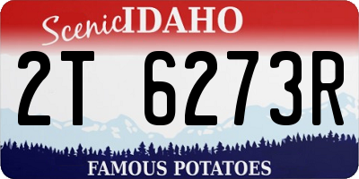 ID license plate 2T6273R