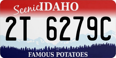 ID license plate 2T6279C