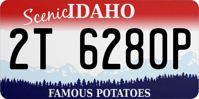 ID license plate 2T6280P