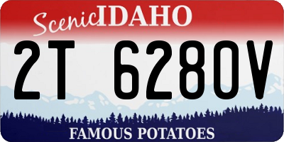 ID license plate 2T6280V