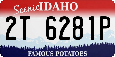 ID license plate 2T6281P