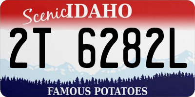 ID license plate 2T6282L