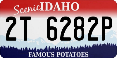 ID license plate 2T6282P