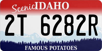 ID license plate 2T6282R