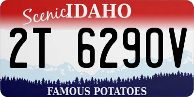 ID license plate 2T6290V