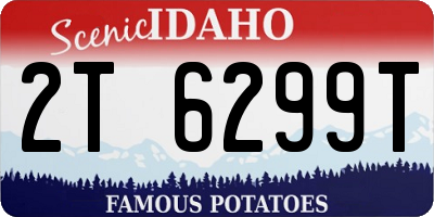 ID license plate 2T6299T