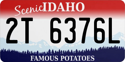 ID license plate 2T6376L