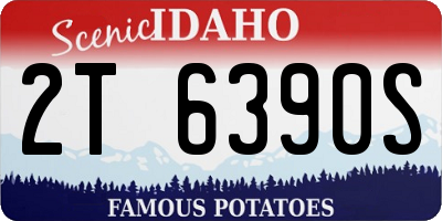 ID license plate 2T6390S