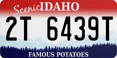 ID license plate 2T6439T