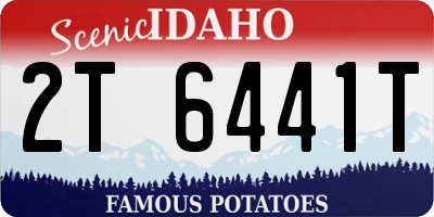 ID license plate 2T6441T