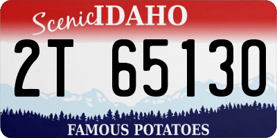 ID license plate 2T6513O