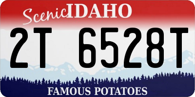 ID license plate 2T6528T