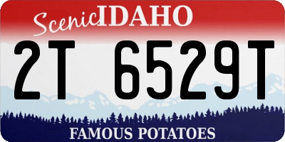 ID license plate 2T6529T