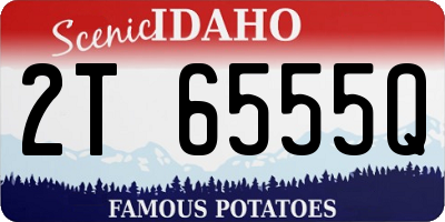 ID license plate 2T6555Q