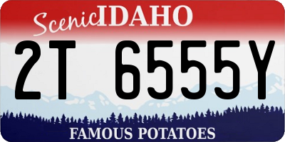 ID license plate 2T6555Y