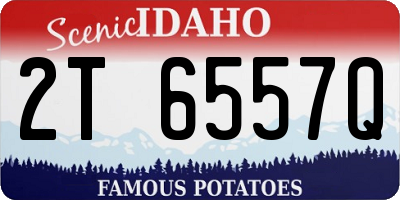ID license plate 2T6557Q