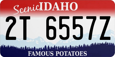 ID license plate 2T6557Z