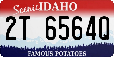 ID license plate 2T6564Q