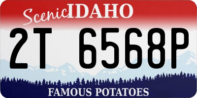 ID license plate 2T6568P