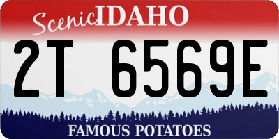 ID license plate 2T6569E