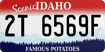 ID license plate 2T6569F