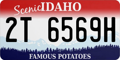 ID license plate 2T6569H