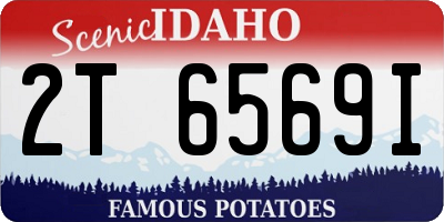 ID license plate 2T6569I