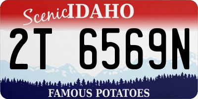 ID license plate 2T6569N