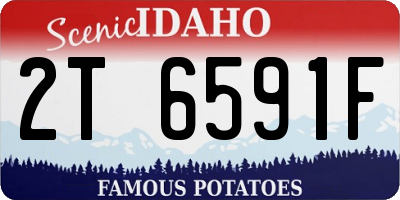 ID license plate 2T6591F