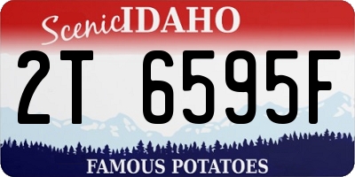 ID license plate 2T6595F