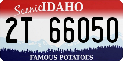 ID license plate 2T6605O