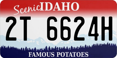 ID license plate 2T6624H