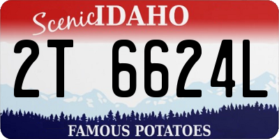 ID license plate 2T6624L