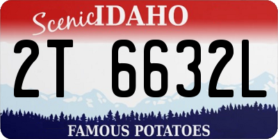 ID license plate 2T6632L