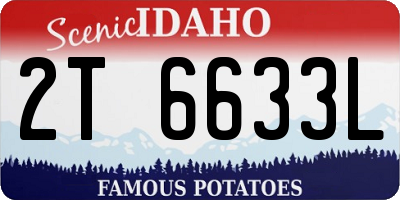 ID license plate 2T6633L