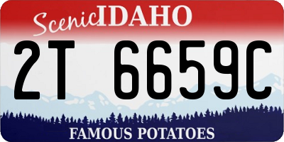ID license plate 2T6659C