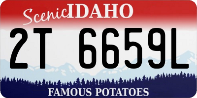 ID license plate 2T6659L