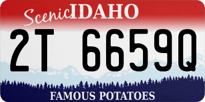 ID license plate 2T6659Q