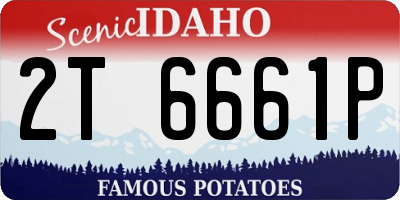 ID license plate 2T6661P