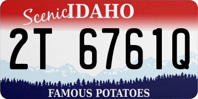 ID license plate 2T6761Q