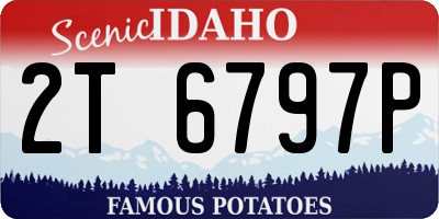 ID license plate 2T6797P